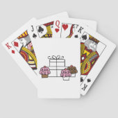 Sweet Celebration Cupcake en geschenkdoos Pokerkaarten (Achterkant)
