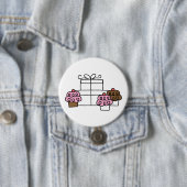 Sweet Celebration Cupcake en geschenkdoos Ronde Button 7,6 Cm (In situ)