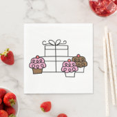 Sweet Celebration Cupcake en geschenkdoos Servet (Insitu)