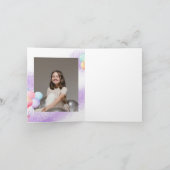 Sweet Celebration Gevouwen Verjaardag Uitnodiging (Binnen)