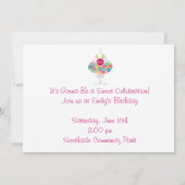 Sweet Celebration Invitation Kaart (Achterkant)