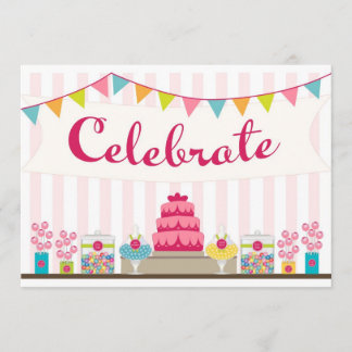 Sweet Celebration Invitation Kaart