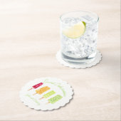 Sweet Celebration Popsicle Verjaardag Kartonnen Onderzetters (Insitu)