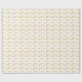 Sweet Celebration Popsicle Verjaardagsfeest Cadeaupapier (Vlak)