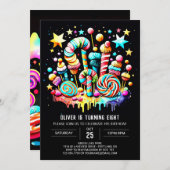 Sweet Celebration Snoep Kaart (Voorkant / Achterkant)