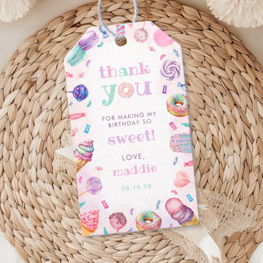 Sweet Celebration Snoep Party Favor Label Cadeaulabel