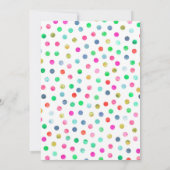 Sweet Celebration Snoep Uitnodiging voor verjaarda (Achterkant)