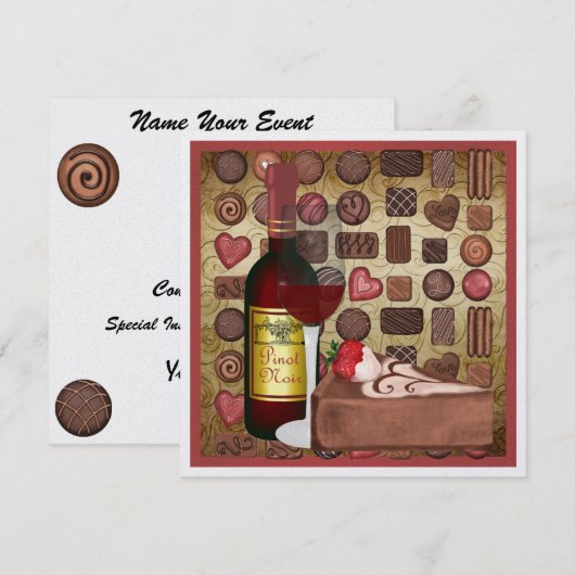 Sweet Celebration - SRF Kaart (Voorkant / Achterkant)