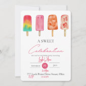 Sweet Celebration verjaardag Kaart (Voorkant)