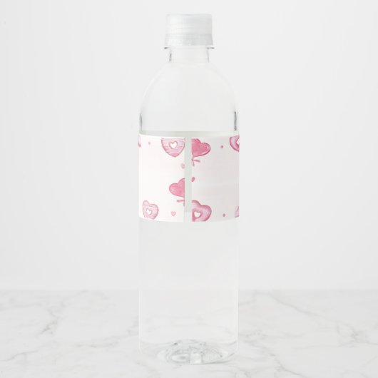 Sweet Celebration Verjaardag Waterfles Label Waterfles Etiket (Achterkant)