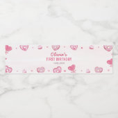 Sweet Celebration Verjaardag Waterfles Label Waterfles Etiket (Enkel label)