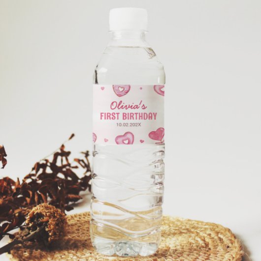 Sweet Celebration Verjaardag Waterfles Label Waterfles Etiket