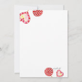 Sweet Celebration verjaardagsfeestje Kaart (Achterkant)