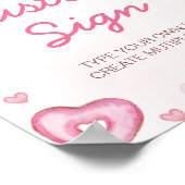 Sweet Celebration Verjaardagsfeesttafel Teken Poster (Hoek)