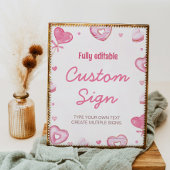 Sweet Celebration Verjaardagsfeesttafel Teken Poster