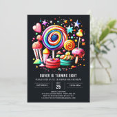 Sweet Celebration Wonderland Verjaardag Kaart (Staand voorkant)