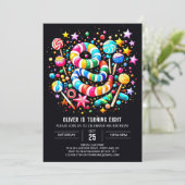 Sweet Celebration Wonderland Verjaardag Kaart (Staand voorkant)