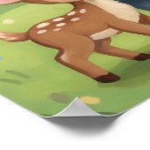 Sweet Celebration Woodland Animals Kids Wall Art Poster (Hoek)