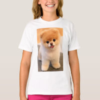 Sweet Charming Pomeranian Unique Girls' T-Shirt.