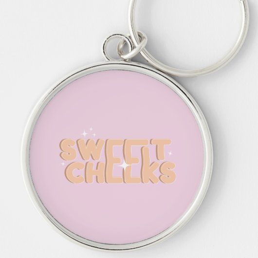 Sweet Cheeks Cute Sleutelhanger (Voorkant)