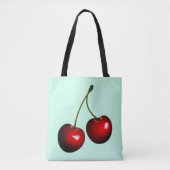 Sweet Cherries Canvas tas - Kies kleur (Voorkant)
