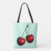 Sweet Cherries Canvas tas - Kies kleur (Achterkant)