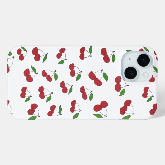 Sweet Cherries iPhone Case (Achterkant (horizontaal))