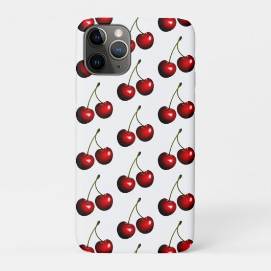 Sweet Cherries iPhone Case - Kies kleur (Achterkant)