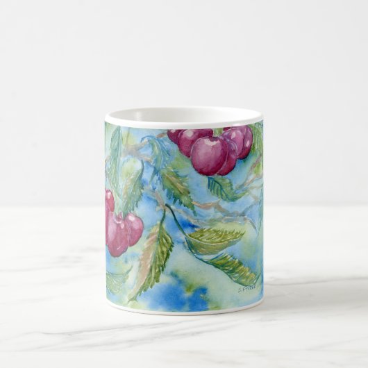 "Sweet Cherries" Koffiekoffie-Mok Koffiemok (Center)