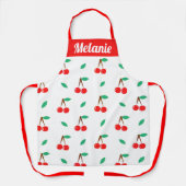 Sweet Cherries Pattern on White Personalized Schort (Voorkant)
