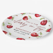 Sweet Cherry Baby shower Papieren Bordje (Gekanteld)