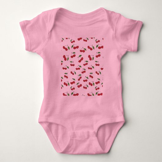 Sweet Cherry Baby Tutu Romper (Voorkant)