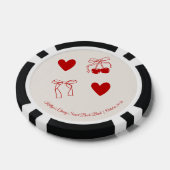Sweet Cherry Bachelorette Party Favoriet Poker Chi Poker Chips (Enkel)
