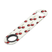 Sweet Cherry Bar Key Aangepaste kleuren Bottle Ope Speed Flessenopener (Voorkant Gekanteld)