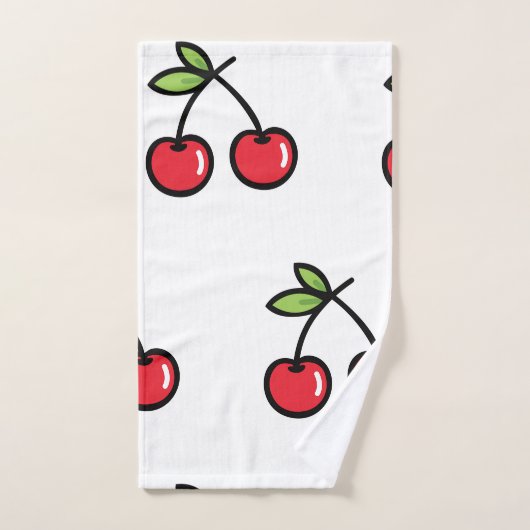 Sweet Cherry Bath Towel Set Bad Handdoek (Handdoek)