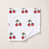 Sweet Cherry Bath Towel Set Bad Handdoek (Wasdoekje)