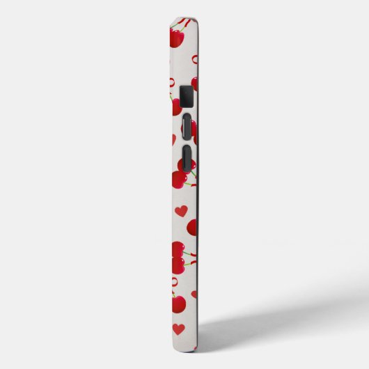 Sweet Cherry Bow iPhone 15 Case 🍒 (Achterkant / Links)