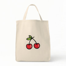 Sweet Cherry Canvas tas