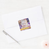 Sweet Cherry Cupcake Girl's Birthday Foto Sticker (Envelop)