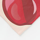 Sweet Cherry Delight Fleece Deken (Hoek)