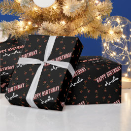 Sweet Cherry Gepersonaliseerde Partij Cadeaupapier