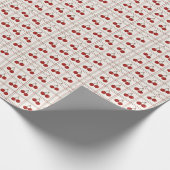 🎁 Sweet Cherry Holiday Gift Wrap Collection Cadeaupapier (Hoek)