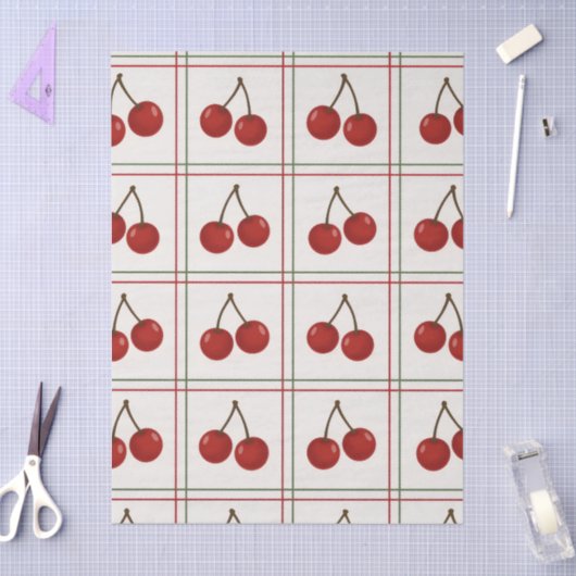 🎁 Sweet Cherry Holiday Gift Wrap Collection Tissuepapier (Craft)