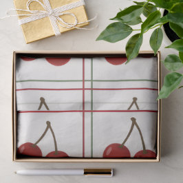 🎁 Sweet Cherry Holiday Gift Wrap Collection Tissuepapier