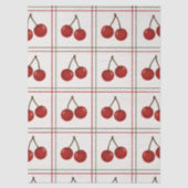 🎁 Sweet Cherry Holiday Gift Wrap Collection Tissuepapier (Voorkant)