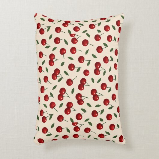 🍒✨Sweet Cherry Minimal Collectio Accent Kussen (Voorkant(Verticaal))