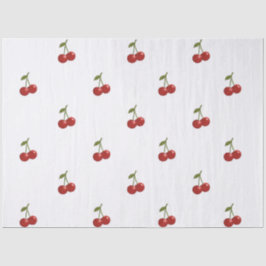 🍒 Sweet Cherry Minimal Elegant Tissue Paper Tissuepapier