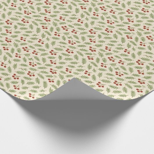 Sweet Cherry Natural Harmony Cadeaupapier (Hoek)