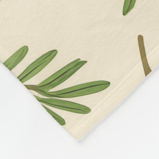 Sweet Cherry Natural Harmony Fleece Deken (Hoek)