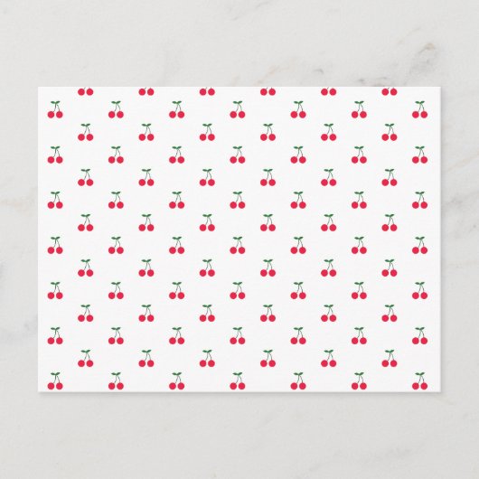 Sweet Cherry Pattern Briefkaart (Voorkant)